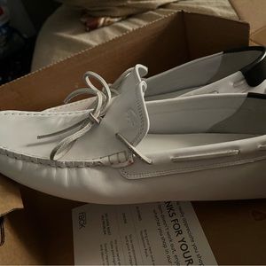 White Lacoste men’s drivers size 11